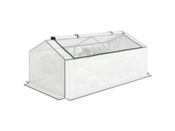 Estufa com Filme de Grade Fernster Pe. Estufa de Alumínio À Prova de Inverno. Estufa 180 X 90 X 70cm Branco Ge