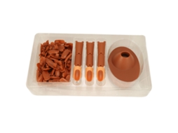 Muñeco De Dedo Flexible Para Entrenamiento De Uñas Artísticas Con Punta Falsa Y Base Marrón