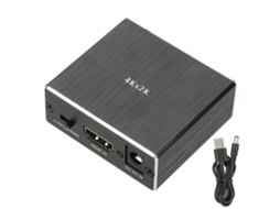 Aetheria extractor de Áudio Hdmi 4k X 2k com Spdif e 3.5mm, Conversor e Divisor de Áudio