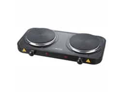 Fogão Elétrico 2 Placas Preto 2000W