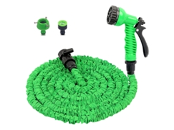 KOFIHETY Mangueira De Jardim Elástica Verde 25ft Com Pistola De Rega Ajustável