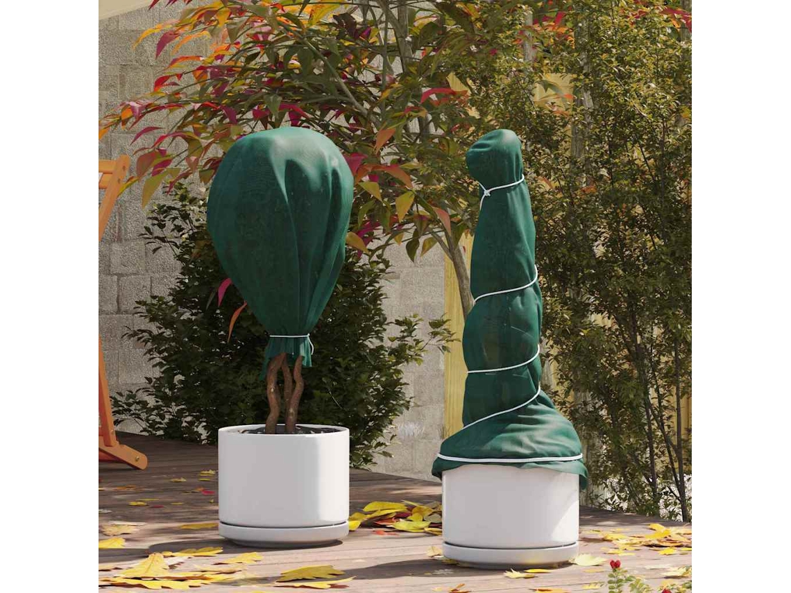 Vidaxl Fleece De Proteção Contra Geada Para Plantas Verde 20 X 1,6 M