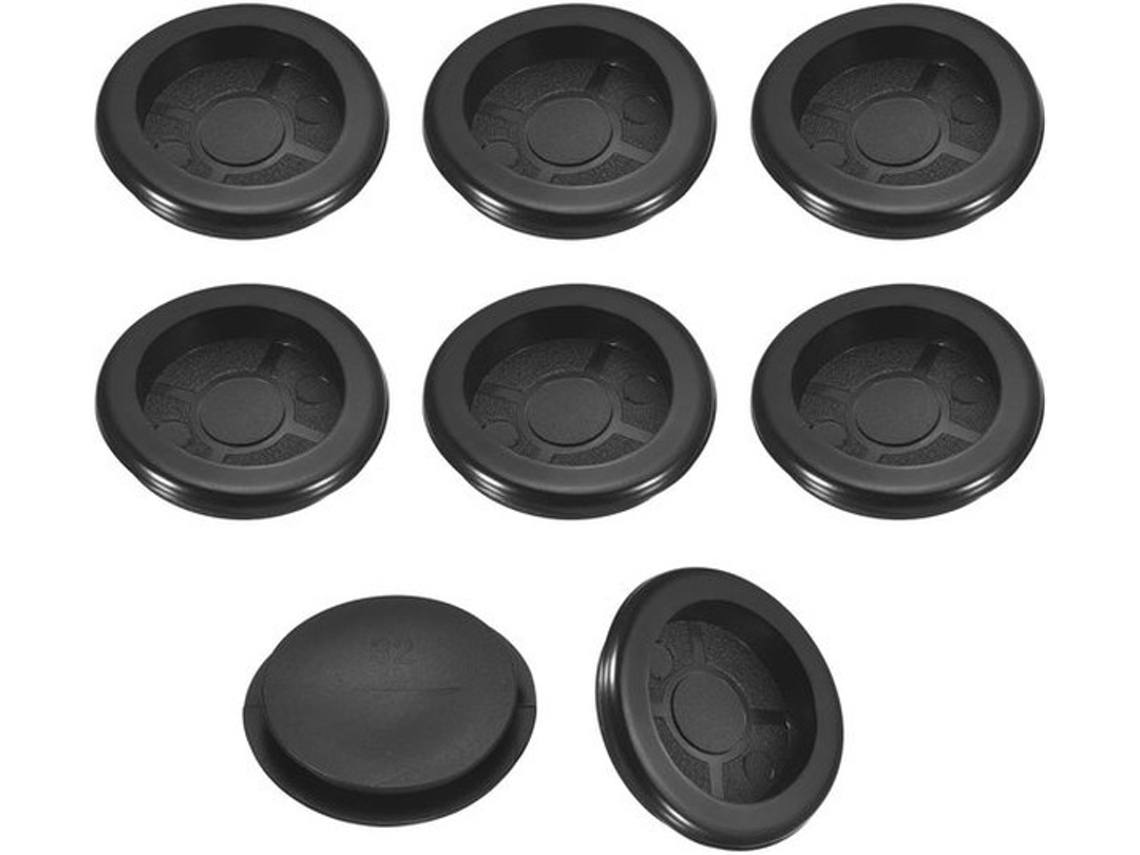 Conjunto De 8 Rolos De Goma Para Proteção De Cabos