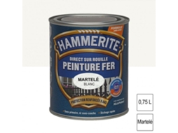 Tinta De Ferro Martelado Hammerite 0,75 L Branca Julien
