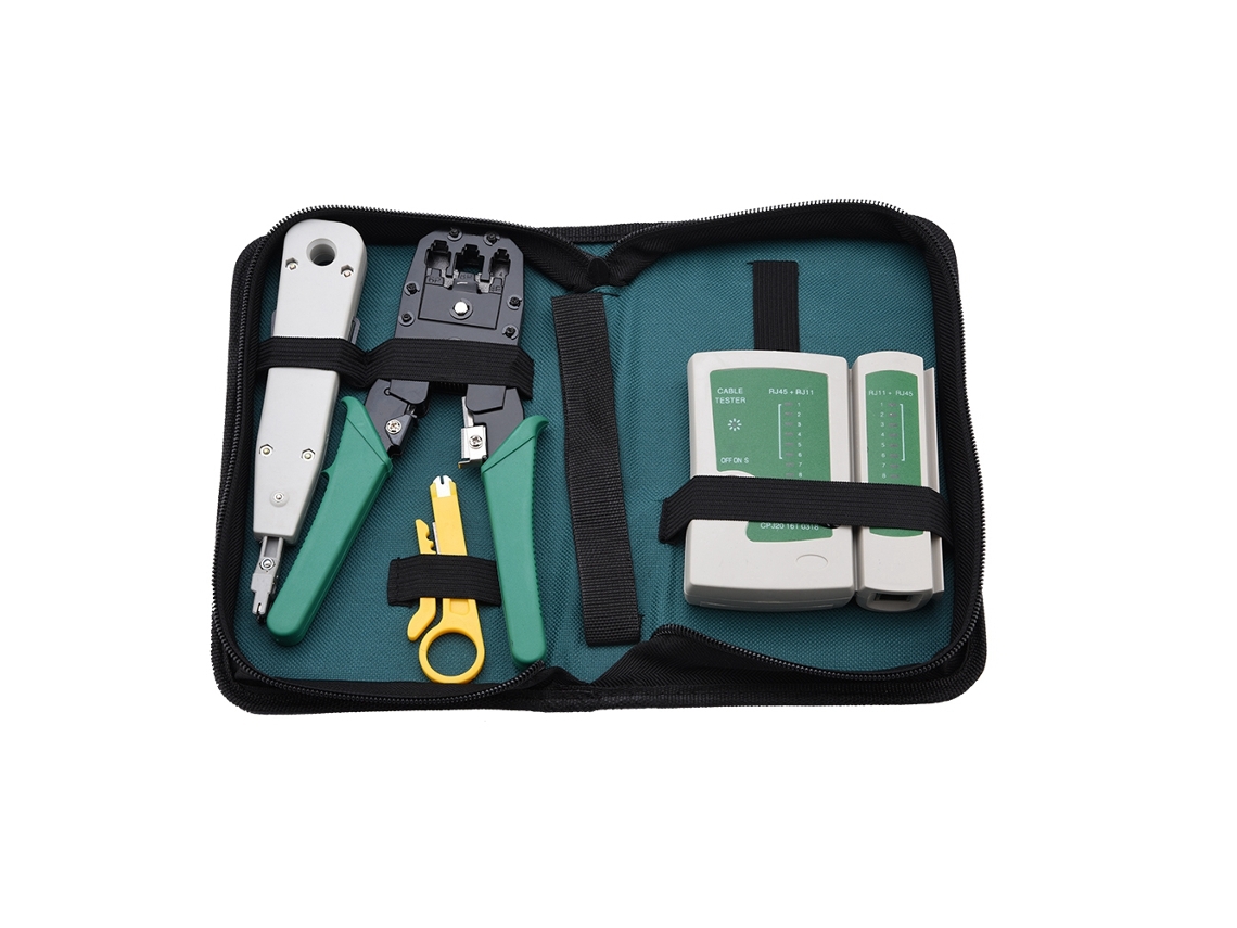 Kit Crimpagem Teste Cabos Ethernet LAXISCREED