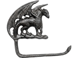 Suporte De Parede Para Toalha Mão Com Figura Dragão Gralara, Em Ferro, Para Cozinha E Banheiro, Estilo A