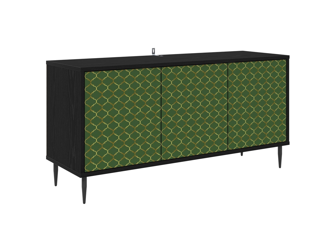 Vidaxl Gabinete Para Tv Geleen 102 X 33 X 51 Cm Carvalho Preto