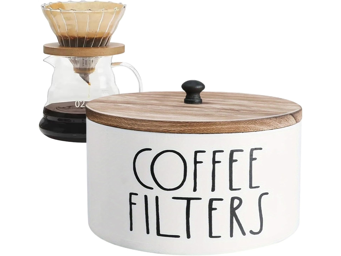 Recipiente Para Filtros De Café De Bancada, Degustação E Camping.