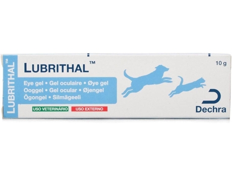 Gel Ocular para Cães e Gatos  Lubrithal (10GR)