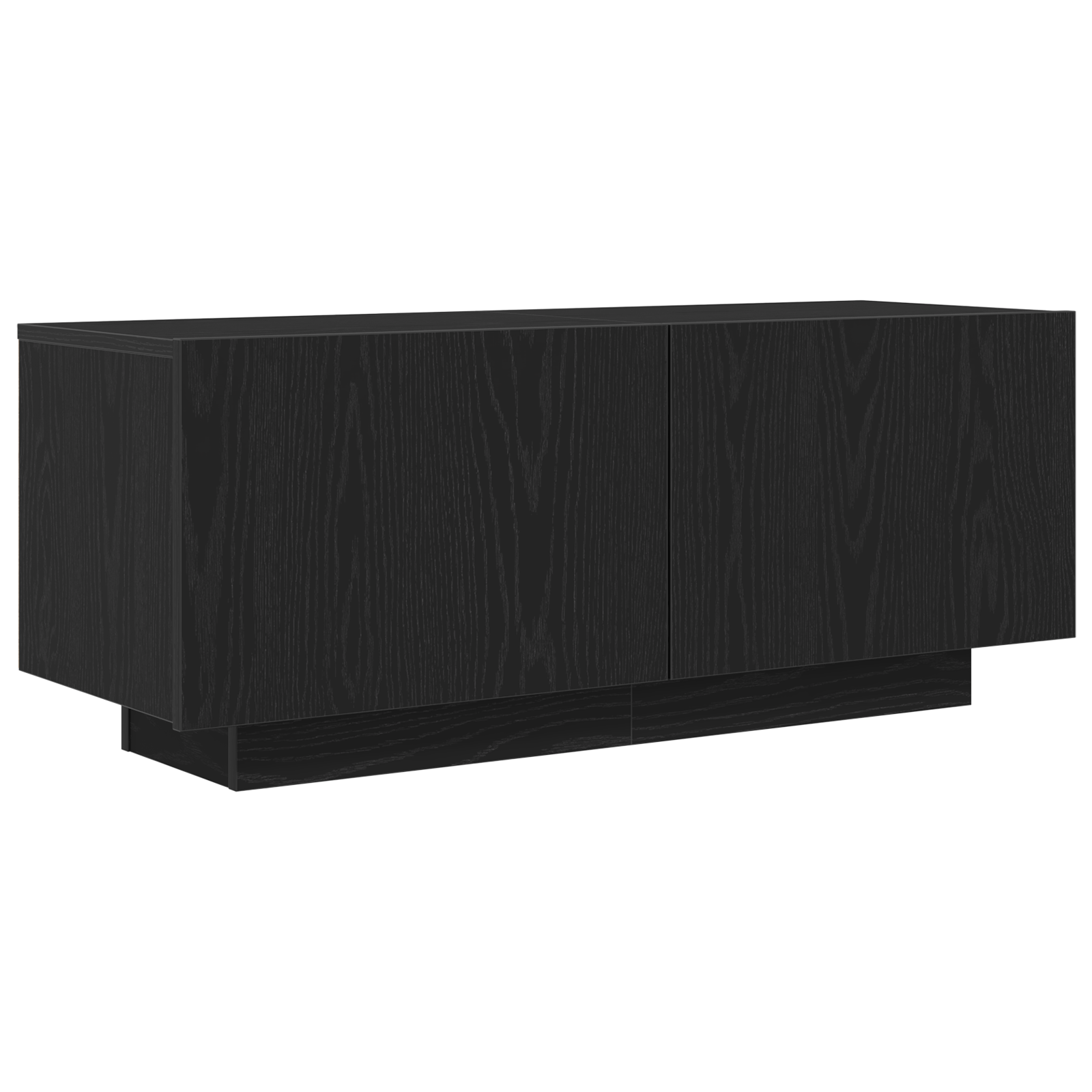 Conjunto 1 Gabinete Para Tv Vidaxl Preto Derivados De Madeira (100 X 35 X 40 Cm)