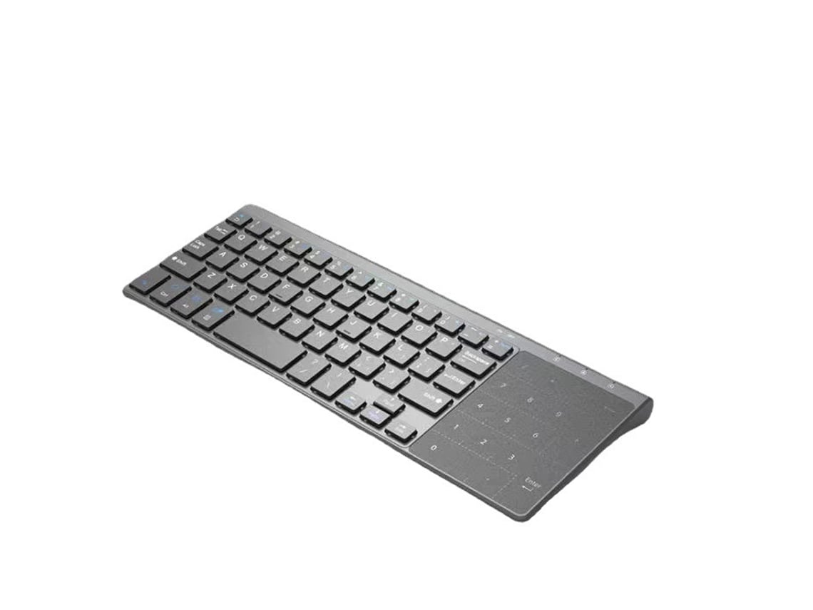 Teclado Bluetooth sem fio Slowmoose com touchpad numérico