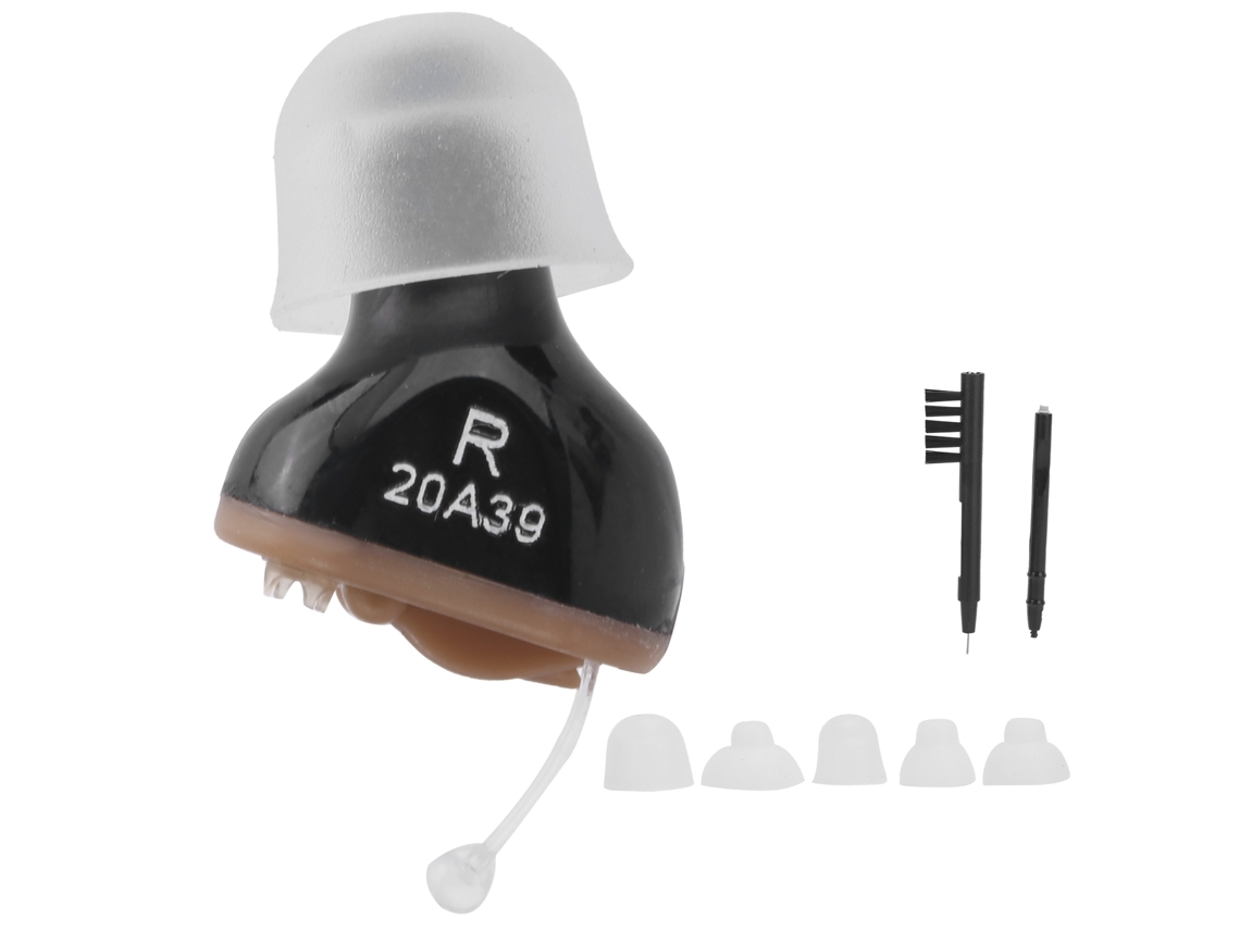 Audífono intra-auricular com amplificador de som, mini, para idosos com perda auditiva, ouvido direito | S/MARCA