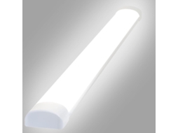 Nettlife Candeeiro De Teto Led, Conduziu A Candeeiro De Teto 120 Cm 36 W Tubo Luz Para Sala Húmida 4000 K Lâmpada Porão Branco Neutro Ângulo