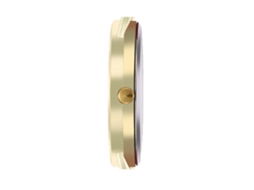 Reloj De Pulsera Analógico De Acero Y Cuero Para Hombre Y Mujer T79-a Rojo