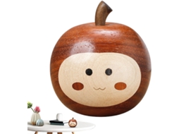 Enfeite De Frutas Delicado Escultura De Mesa De Madeira | Estatueta Ornamental Para Mesa De Cabece Gokoco