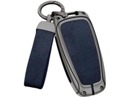 Capa Protetora Para Chave Remota Em Liga De Zinco, Compatível Com Ford F 150-raptor Azul Escuro