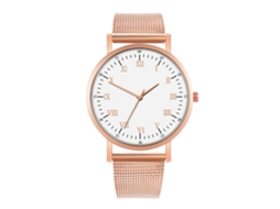 Relógio de Moda para Homens e Mulheres Pulseira de Malha Relógio de Quartzo para Namorados