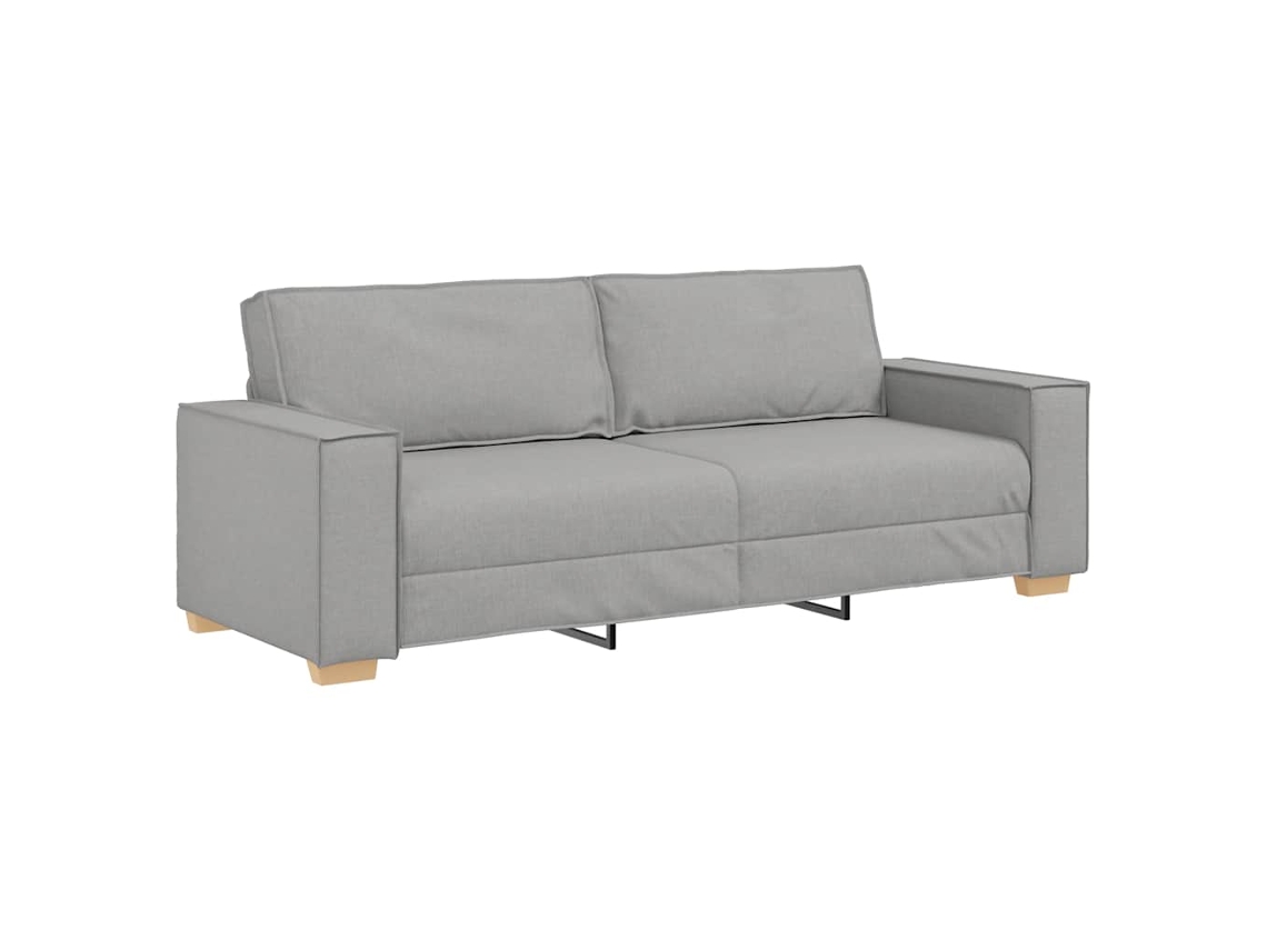 3-seater Sofa, 3-seater Sofas Vidaxl Cinzeto Tecido (n/a)
