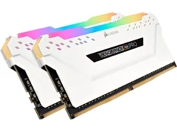 Memória RAM DDR4 CORSAIR CMW16GX4M2C3200C16W (2 x 8 GB - 3200 MHz - CL 16 - Branco)