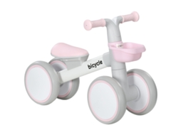 Bicicleta Pedais Sem para Crianças de 12 36 Meses Bicicleta de Equilíbrio com Assento Ajustável 56x27x39 Cm Rosa