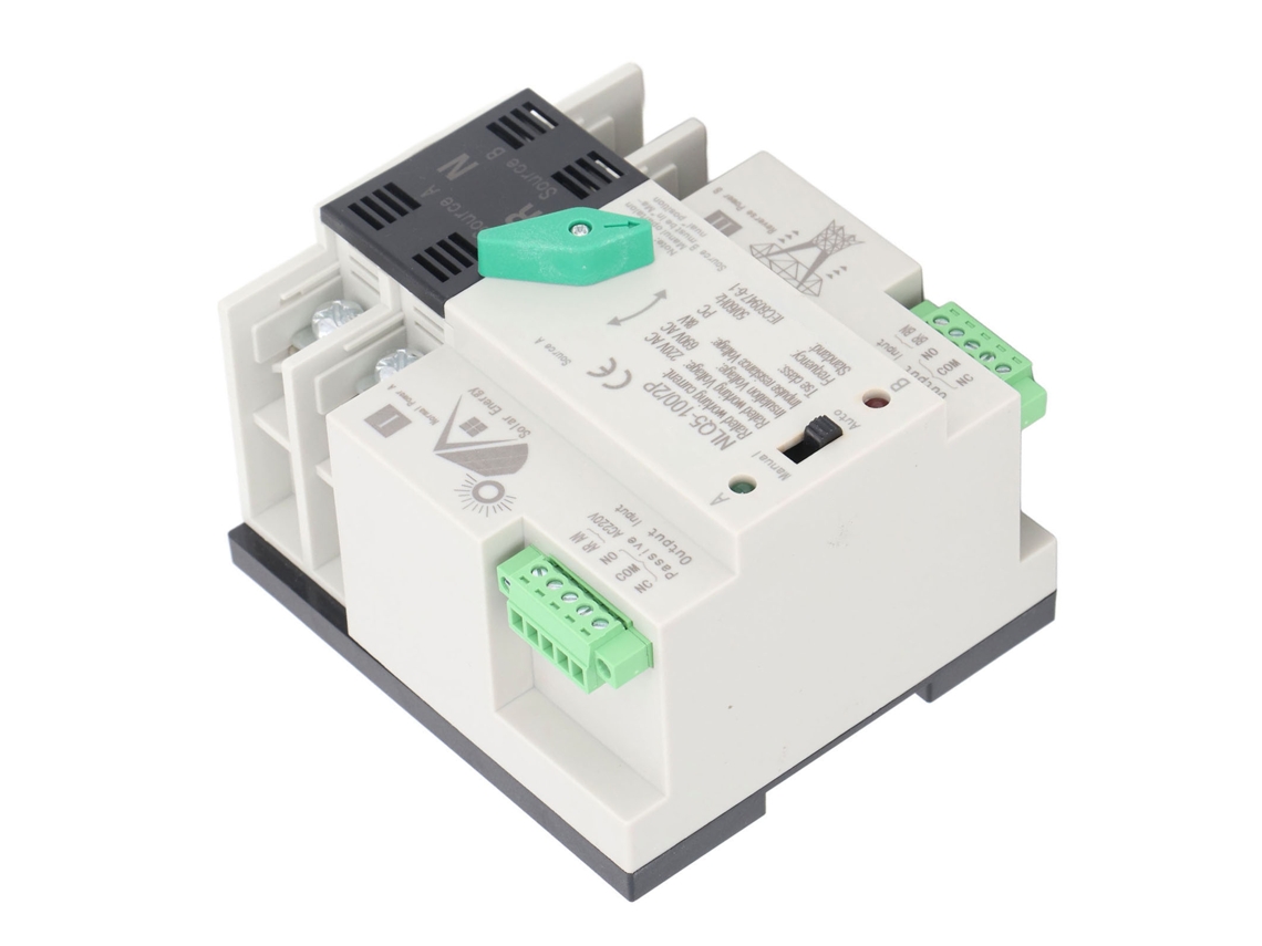 Chave De Transferência Automática 2p 100a Pv 220v