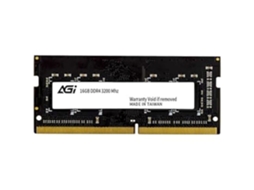 Faixa de Ram AGI Sd138 Ddr4 16Gb 3200 Mhz Cl22 Não Ecc Compatível com Laptop/Notebook