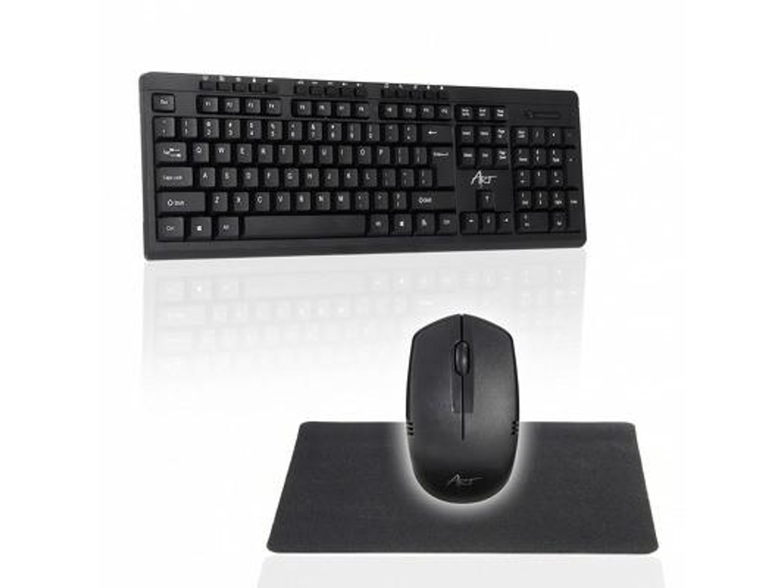 Rato Computer Set Wireless Keyboard + Ak48A + Mousepad