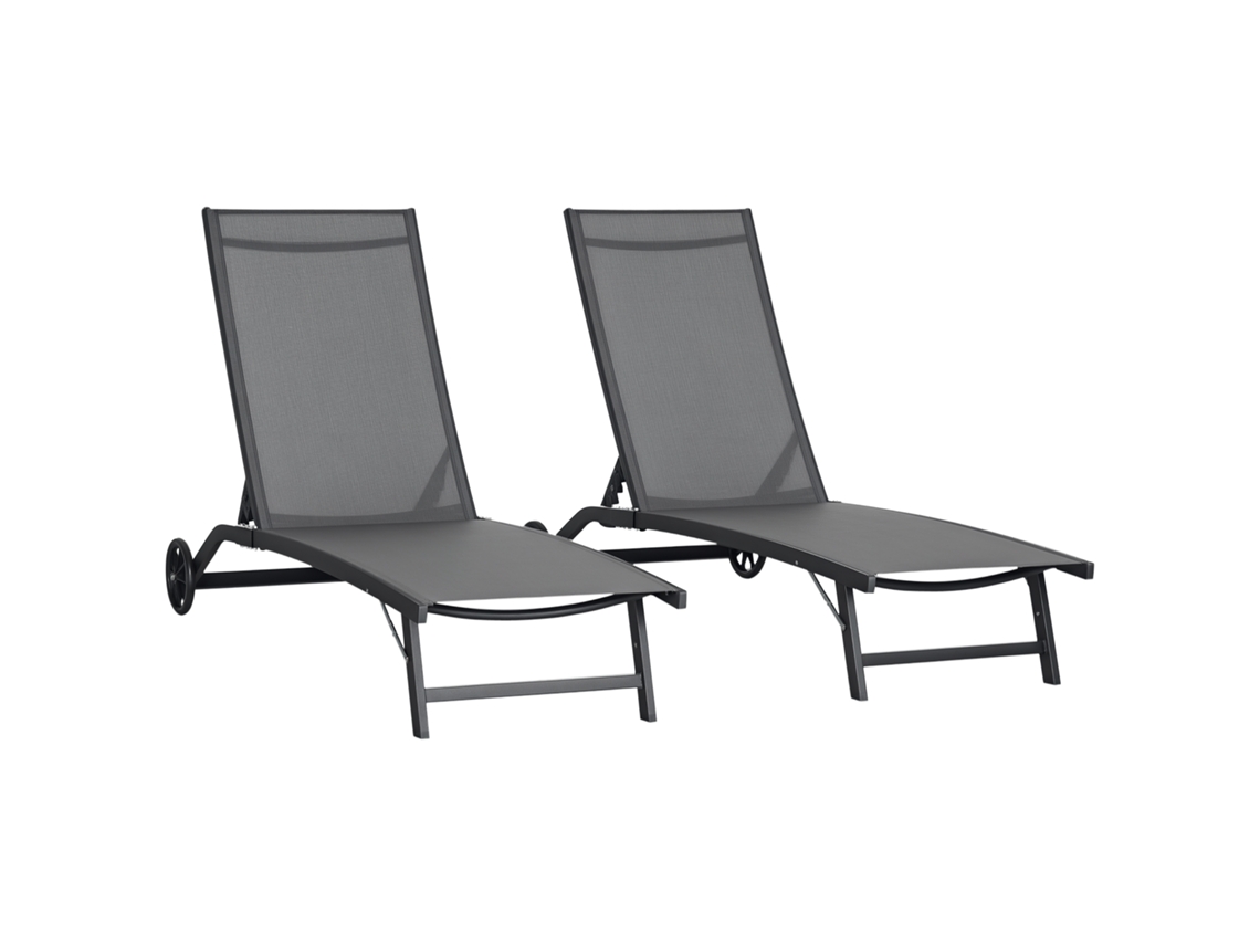 Lote de 2 Caixas de Alumínio com Tampa, PENGJIANG SHOP, 150 Kg, 66x165x102cm, Zinco Escuro