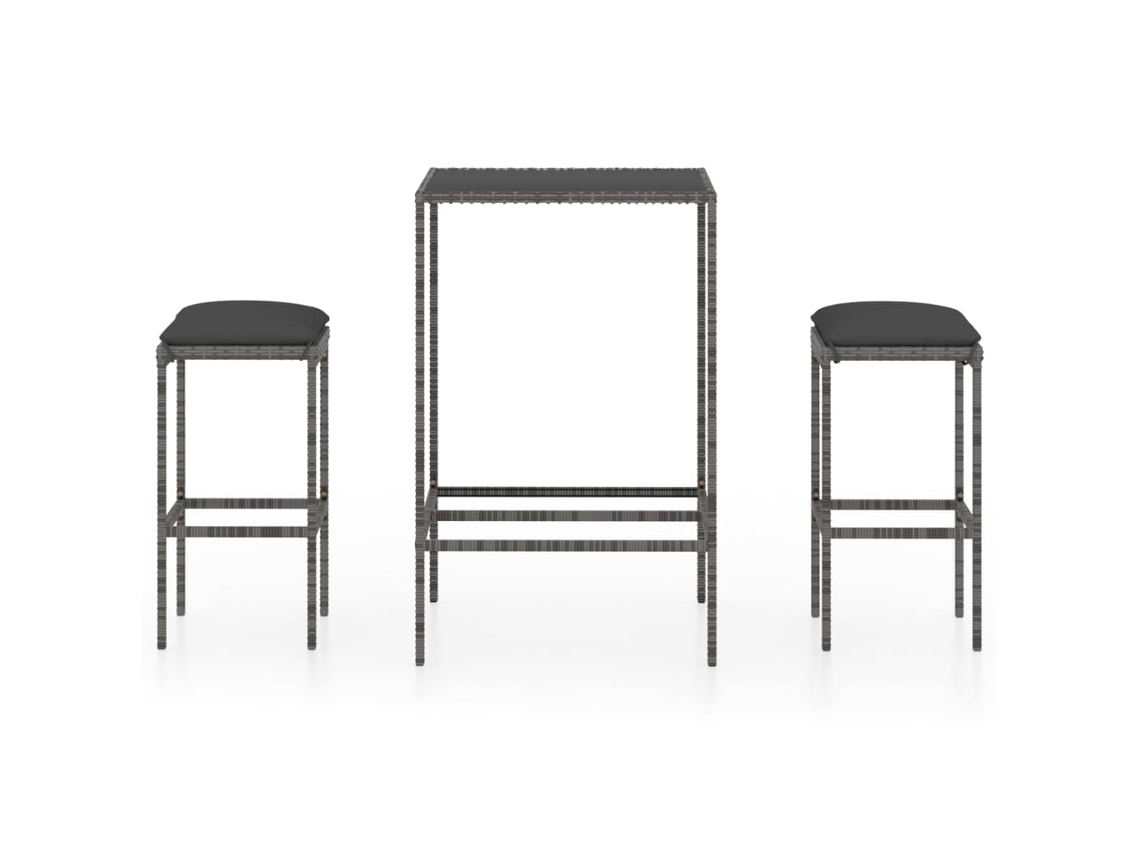 Garden Bar Set, Garden Bar Sets Vidaxl Cinzeto Rattan / Vime (n/a)