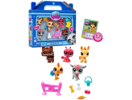 Littlest Pet Shop Farm Set com 5 figuras 00510 Tm Toys