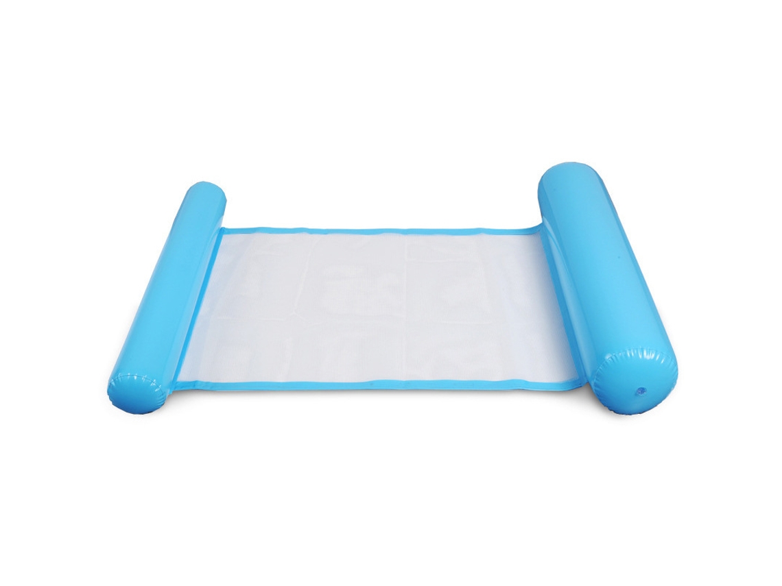 (azul) Rede Inflável, 1 Unidade, Espreguiçadeira Flutuante Inflável Para Piscina, Tamanho M