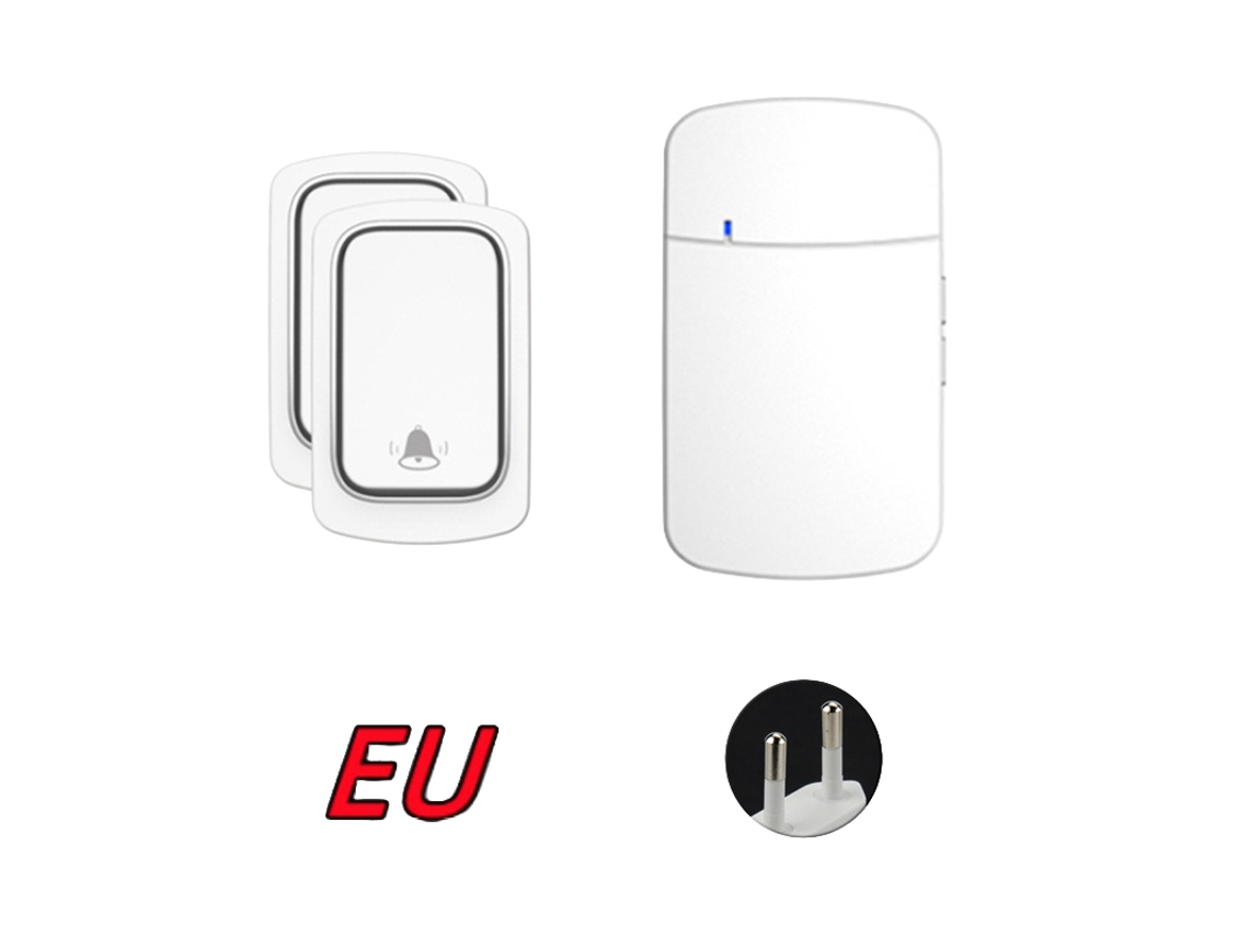 Laxiscreed Campainha Sem Fios À Prova D'água Com Volume Elevado E Alcance Longo Para Casa E Idosos