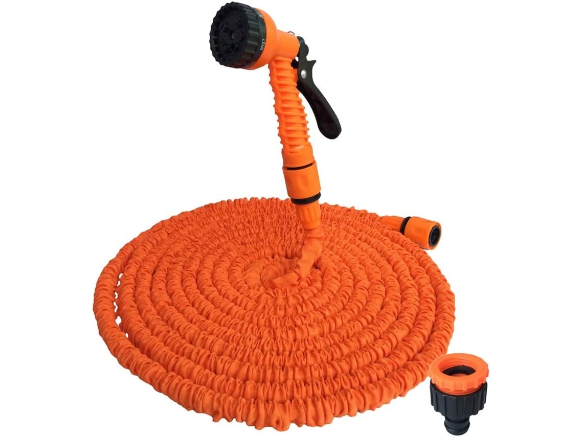 Conjunto De Ferramentas De Jardinagem E Cabos Ergonómicos Cor Laranja Elysve
