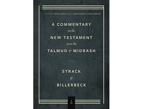 Livro Volume 1, Matthew de Hermann Strack e Paul Billerbeck (Inglês - Capa Dura)
