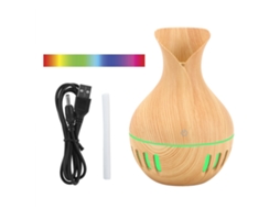 Umidificador de Ar Aromaterapia 300ml com Luzes Coloridas Usb para Casa e Carro