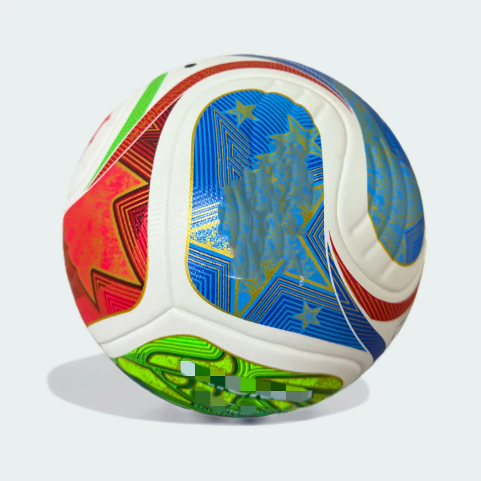(azul) Bola De Futebol Tamanho 5, Material Pu Oficial, Sem Costuras E Resistente Ao Desgaste.