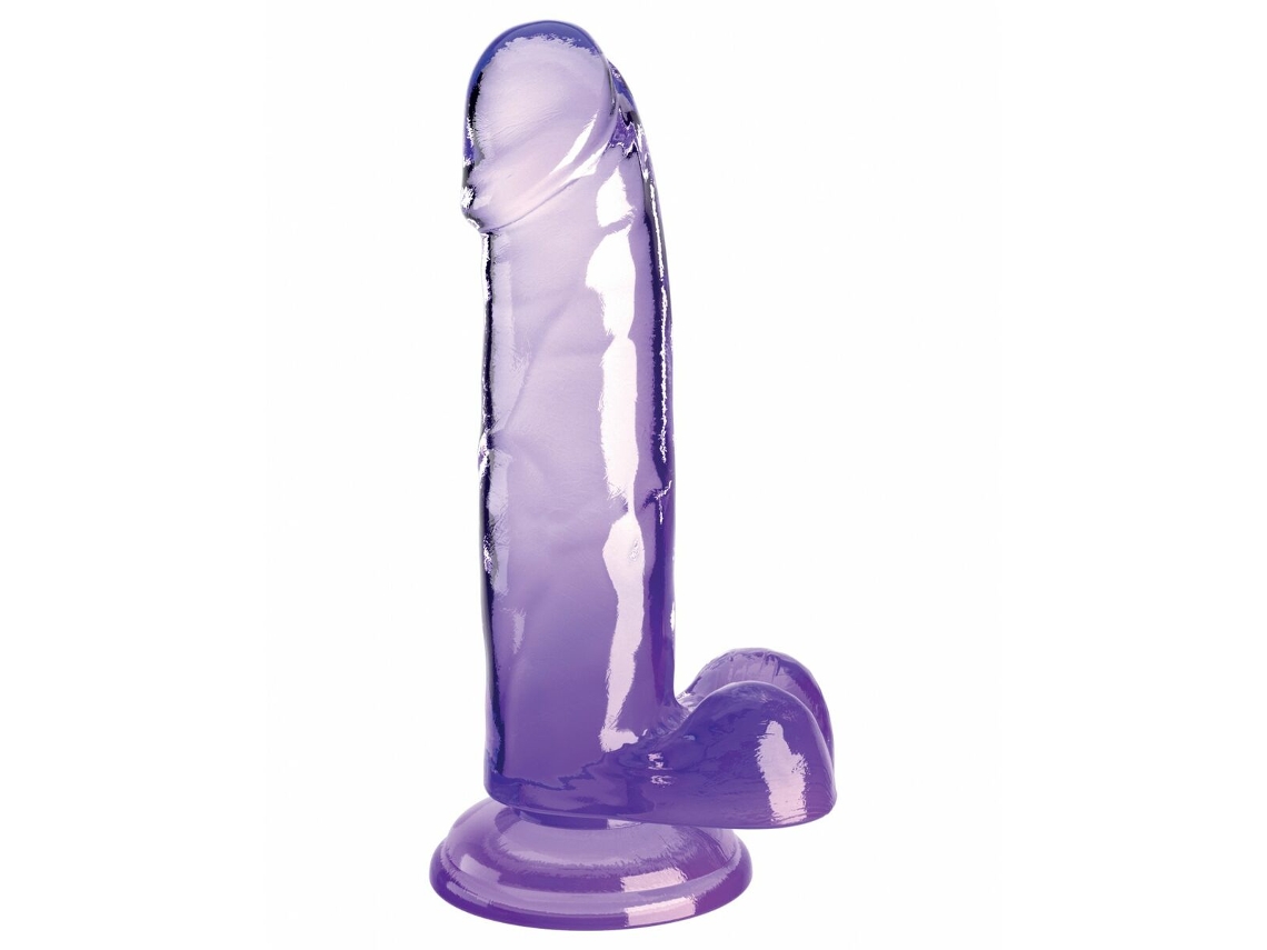 Dildo Realista Pipedream King Cock Roxo VETONEK