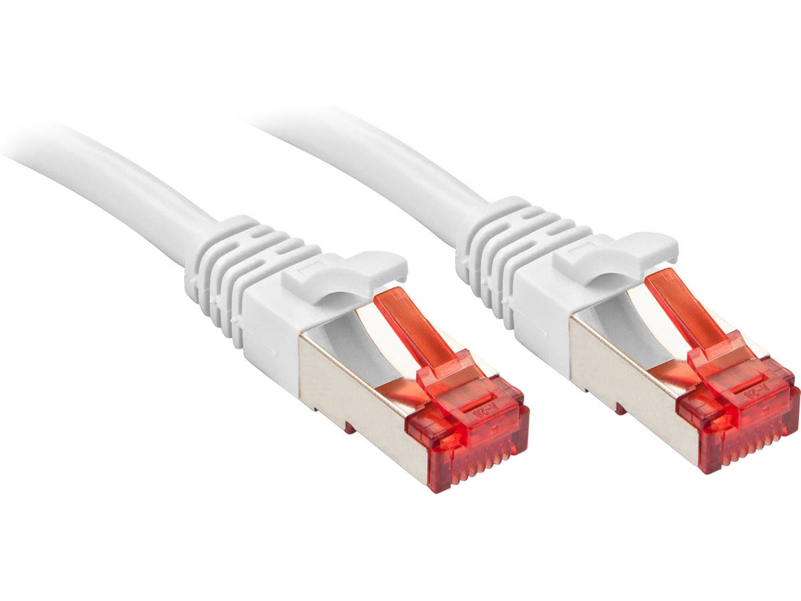 Cabo de Rede LINDY (RJ45 - 7.5 m - Branco)