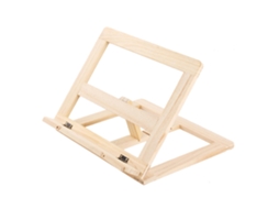 Portátil Atril De Madera Ajustable Y Plegable Para Libros, Recetas Y Tablet