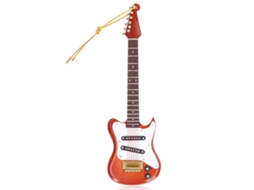 Dan26 modelo de Guitarra Miniatura de 5,9 Polegadas Con Corda Dourada para Decoração e Artesanato Musical