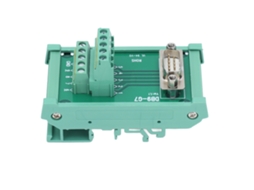 Placa adaptadora AWTS, conector DB9, com PCB e caixa, macho, retangular, 60V | S/MARCA