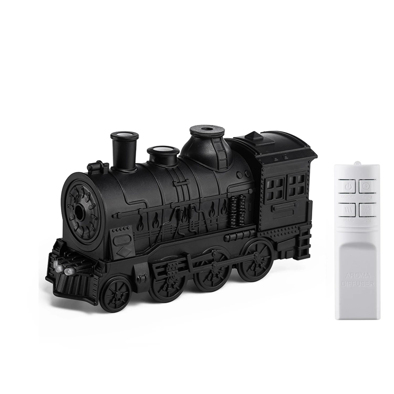 Mini Difusor de Aromaterapia em Formato de Trem MDUG (preto)
