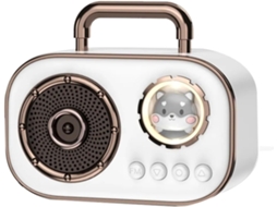 Caixa de Som Bluetooth Retrô, Mini Subwoofer Sem Fio SFUSHOS