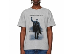 Rockinstone Breakfast Club Movie Victory Heather Gray Adult T-shirt Size:s
