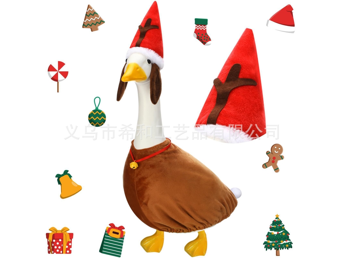Decoração De Natal Laxiscreed Com Figura De Cão Festiva De 23 Polegadas, Com Tema De Neve, Doces E Cartão De Felizes Festas