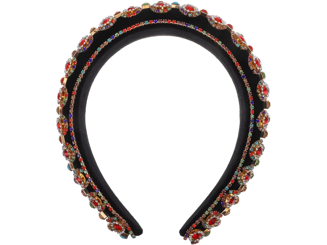 Tiara de Cristal Leve para Menina, Elegante e Feita de Tecido.