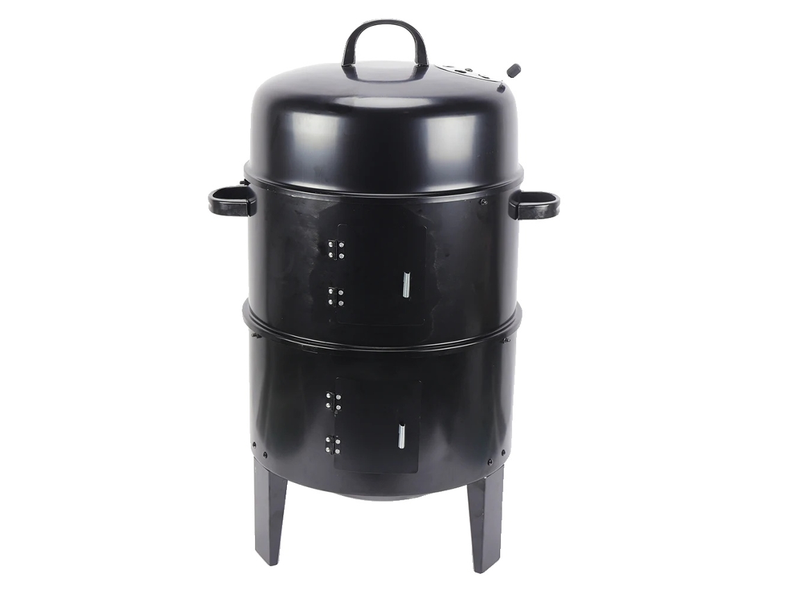 Grelhador A Carvão, Funções De Cozinha 3 Em 1, Grande Capacidade,preto Oem