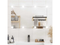 Vidaxl Espelho De Parede Retangular Com Luzes Led 50x80 Cm Vidro