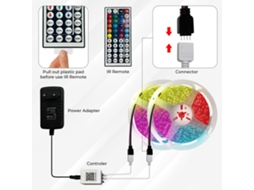 Smart Rgb 5050 Led Strip 5m Bluetooth Música ZYBLSSBB