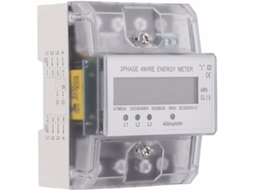 Medidor De Eletricidade Trifásico, Calibrado, Energia Lcd D